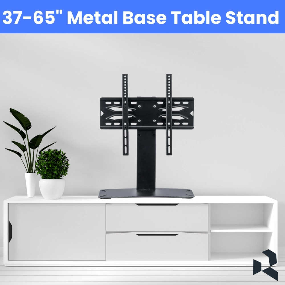 Red Mount LED Table Top Stand 37" To 65" | Height Adjustable (TT-65) view 2